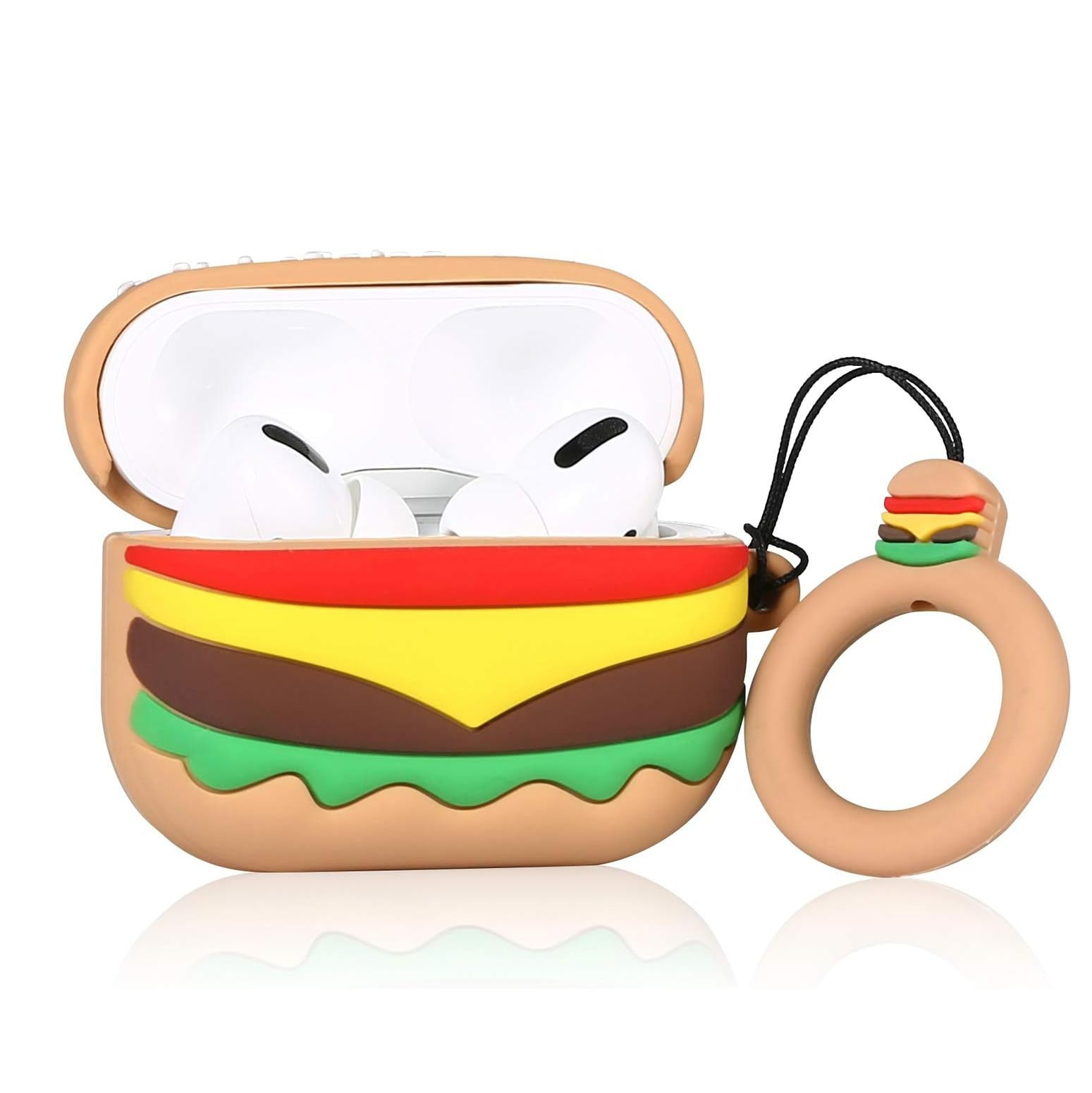 Hamburger AirPods-ის ქეისი