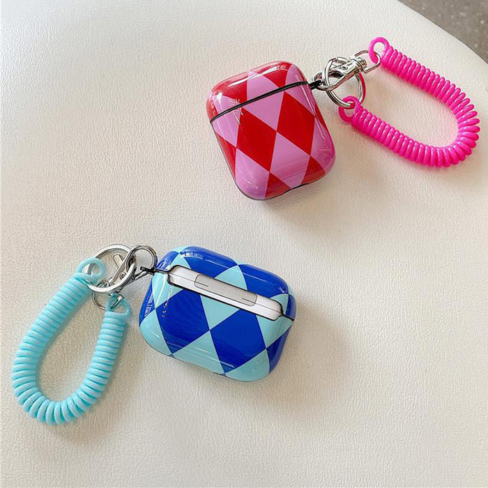 argyle pattern airpods case boogzel apparel