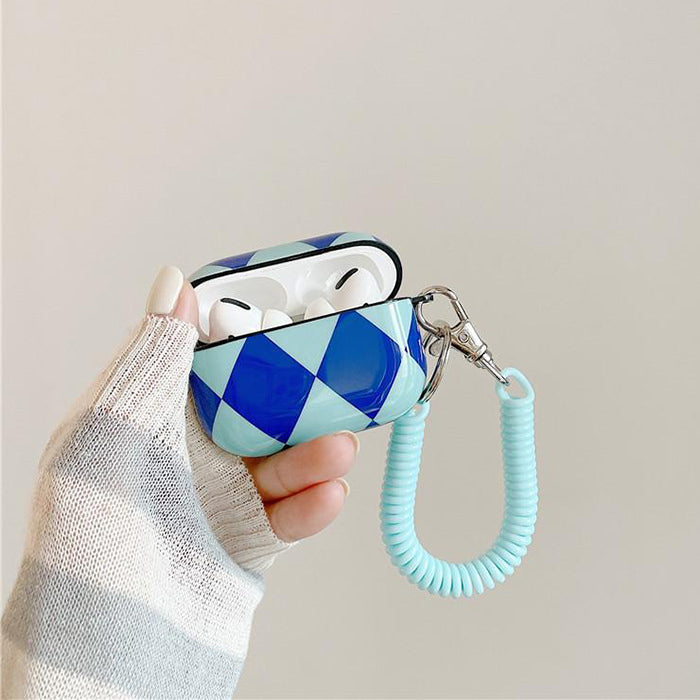 argyle print airpods case shop