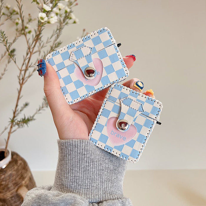 checkered airpods case boogzel apparel