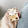 brown polka dot airpods case boogzel apparel