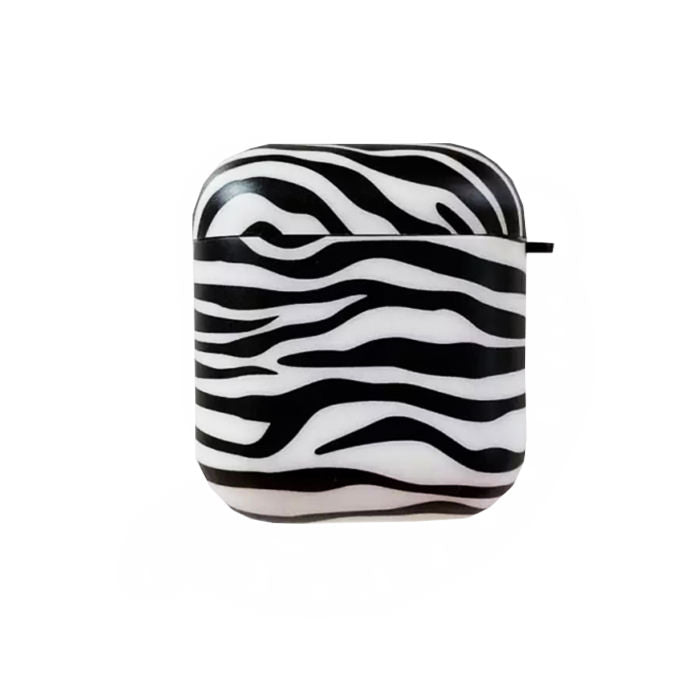 zebra print airpods case boogzel apparel
