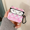 check pattern airpods case boogzel apparel