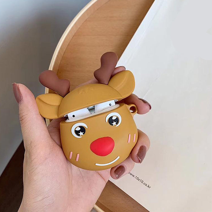 christmas deer airpods case boogzel apparel
