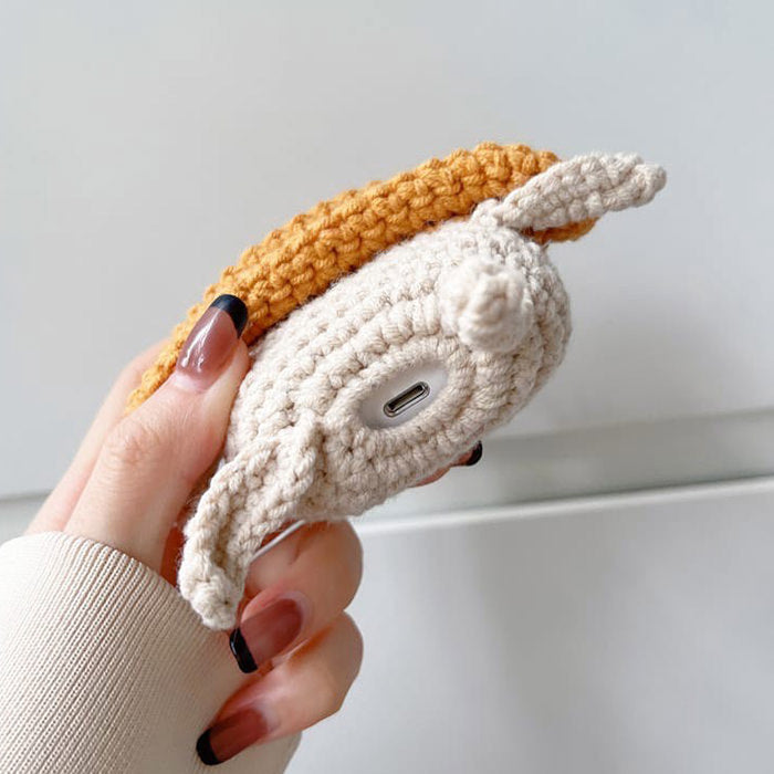 Duck Crochet AirPods-ის ქეისი