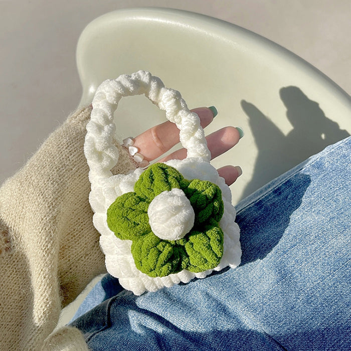 flower crochet airpods case boogzel apparel