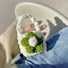 flower crochet airpods case boogzel apparel