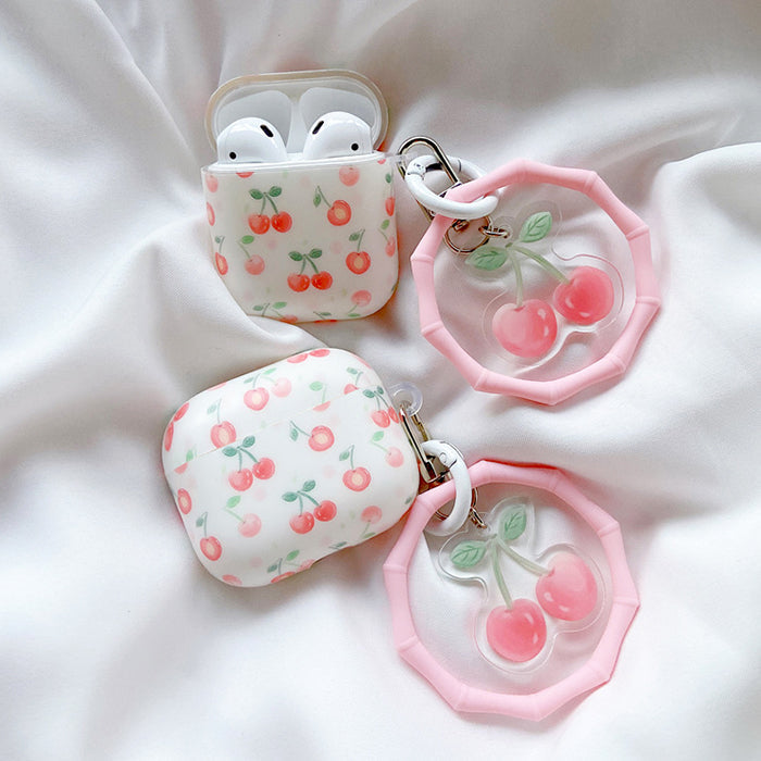 cherry airpods case boogzel apparel