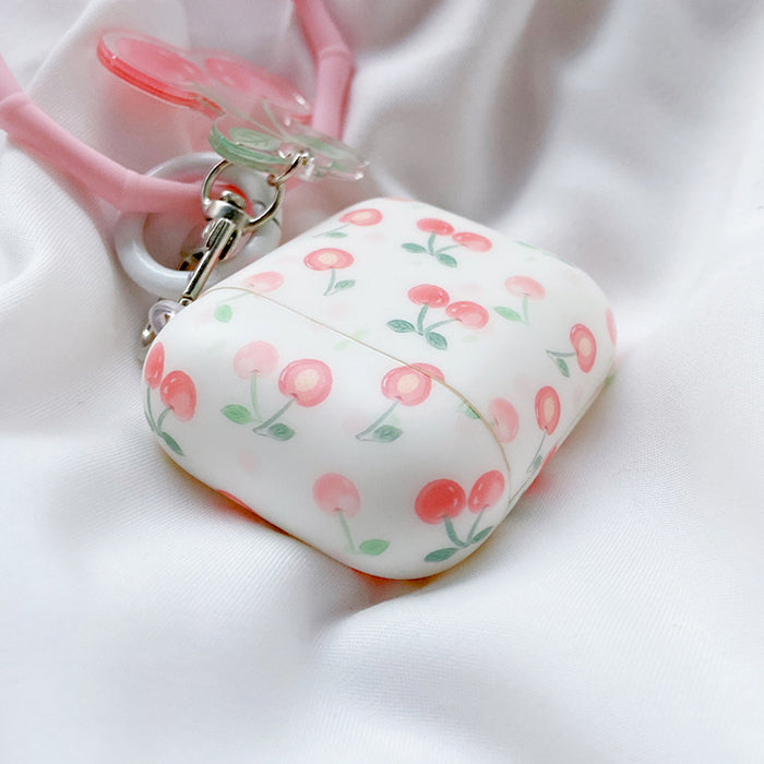 aesthetic cherry airpods case boogzel apparel