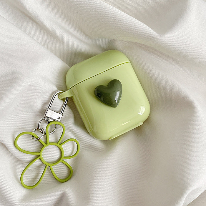 green flower chain airpods case boogzel apparel