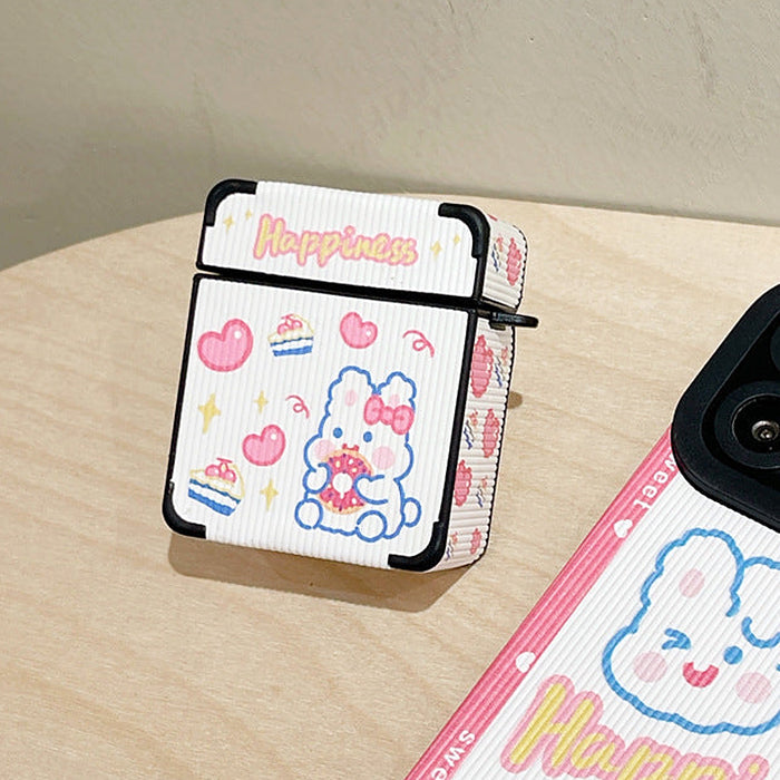 bunny aesthetic airpods case boogzel apparel