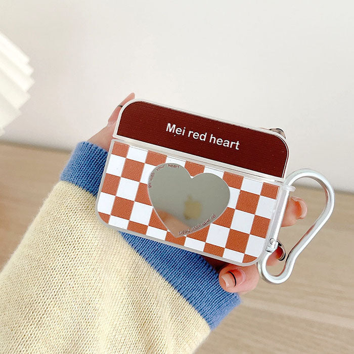 checkered pattern airpods case boogzel apparel