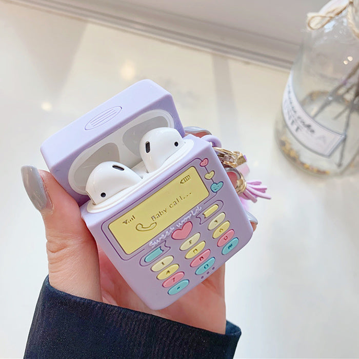 lilac cell phone airpods case boogzel apparel