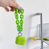 green airpods case with acrylic chain boogzel apparel