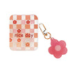 pink checkered airpods case boogzel apparel