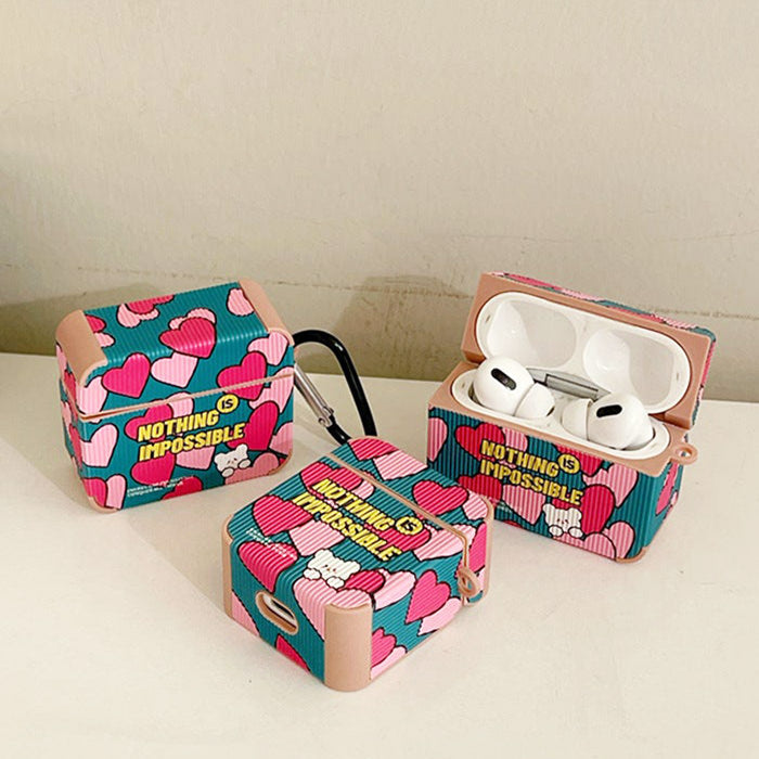 hearts airpods case boogzel apparel