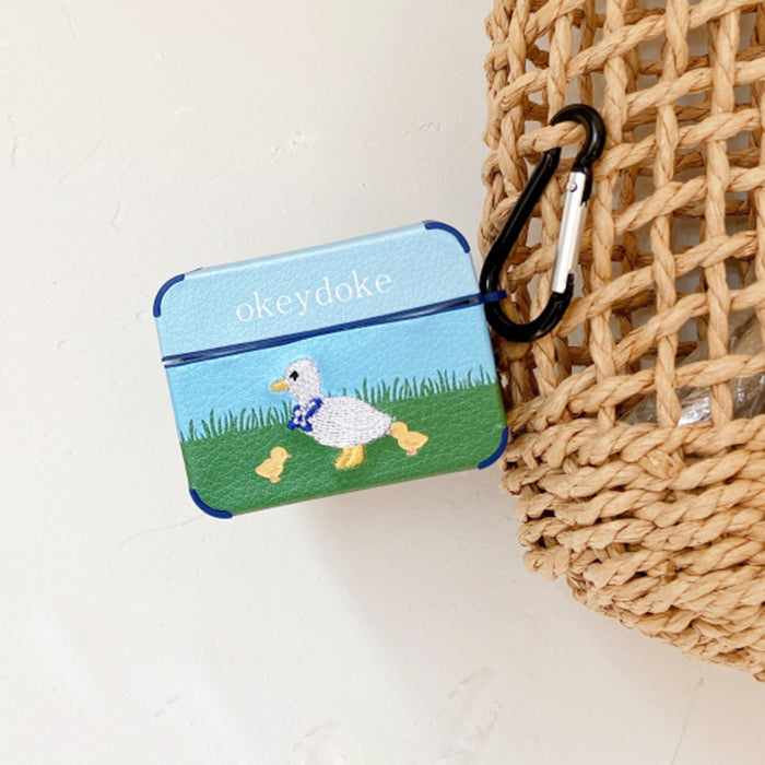 aesthetic duck airpods case boogzel apparel