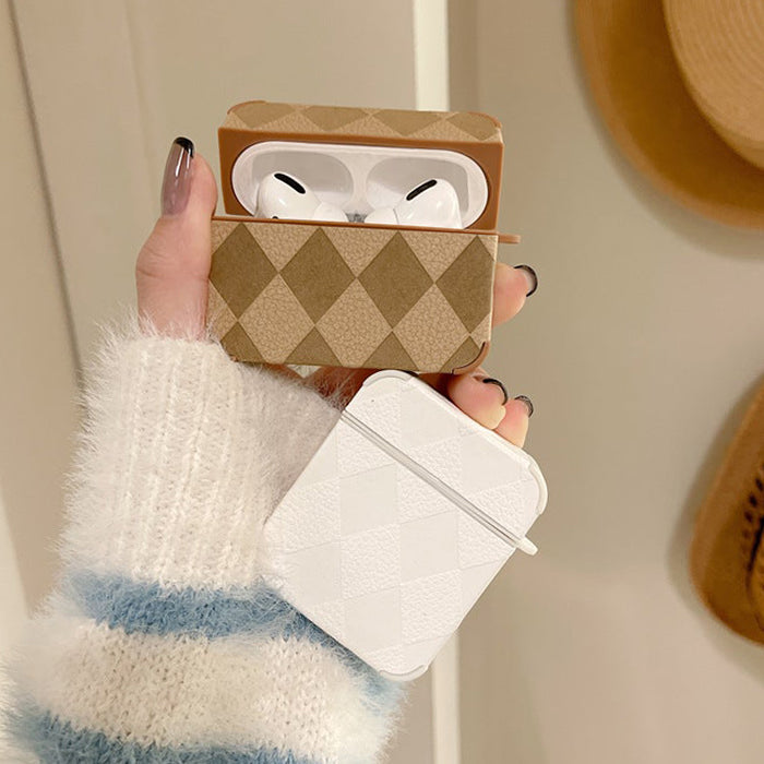 argyle pattern airpods case boogzel apparel