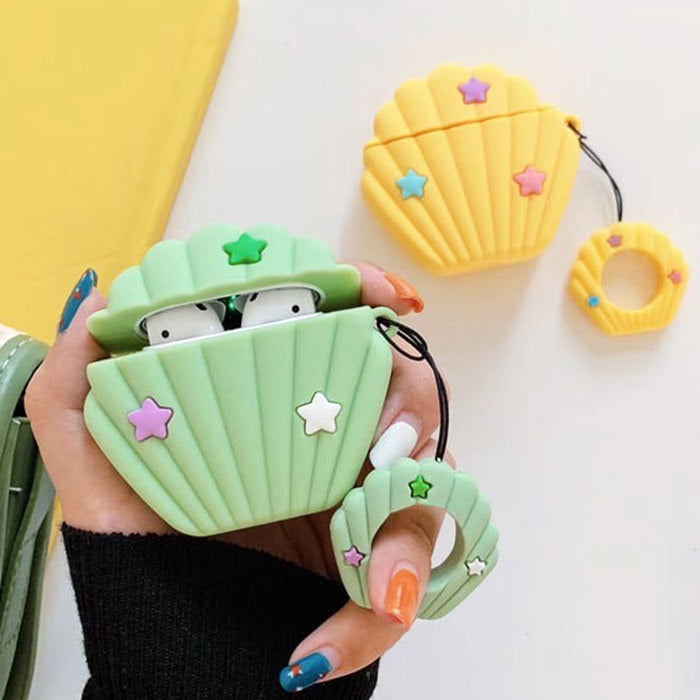 seashell airpods case boogzel apparel