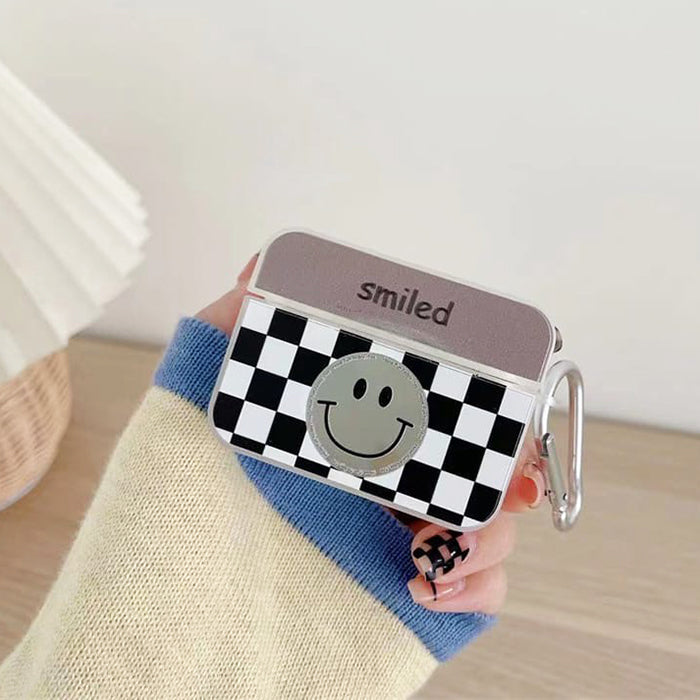 smiley face airpods case boogzel apparel