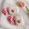 pink heart airpods case boogzel apparel