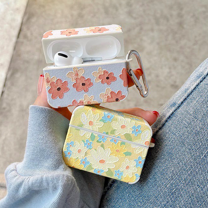 spring flowers airpods case boogzel apparel