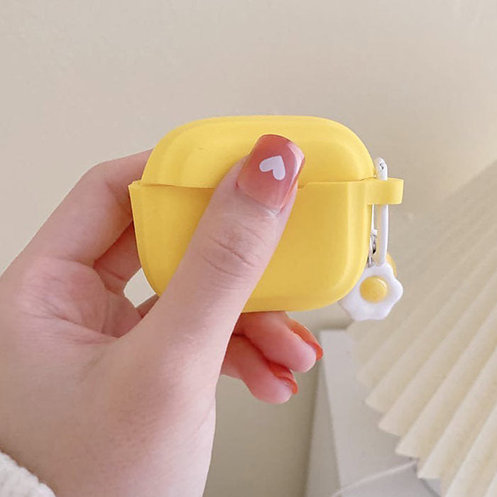 yellow aesthetic airpods case boogzel apparel