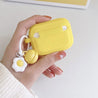 yellow egg airpods case boogzel apparel