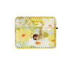 yellow floral print airpods case boogzel apparel