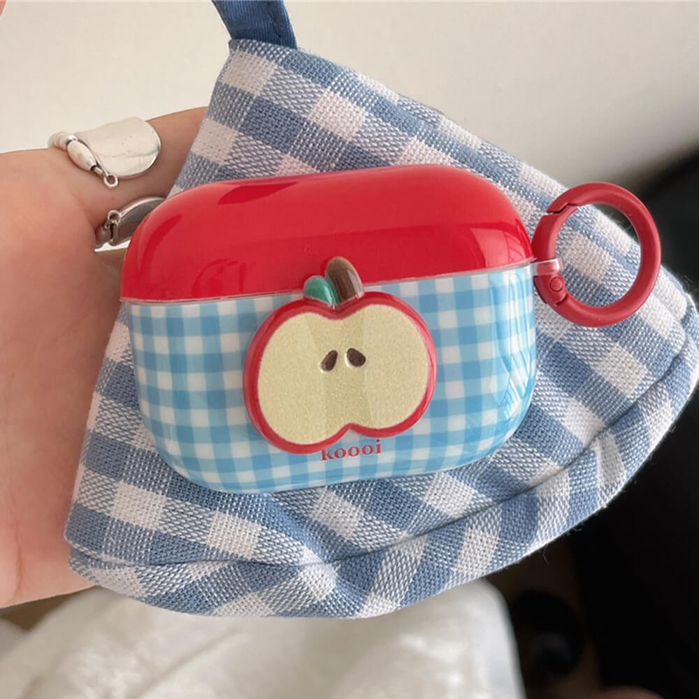 apple checkered airpods case lulucases
