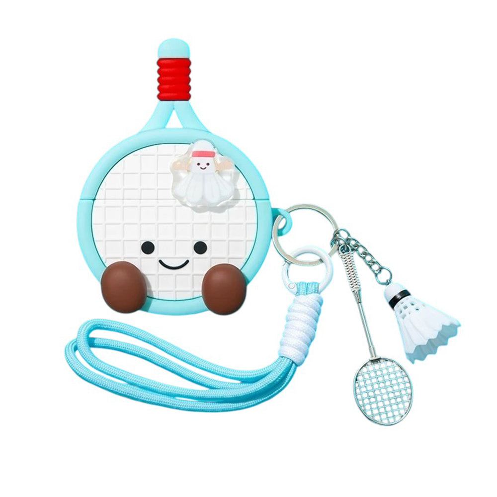 blue badminton racket airpods case lulucases