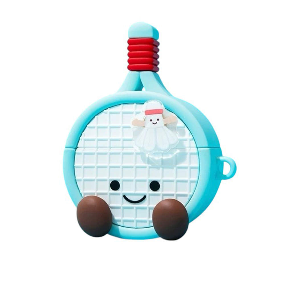 blue badminton racket airpods case lulucases