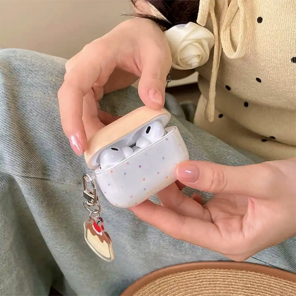 cute cherry cake airpods case lulucases