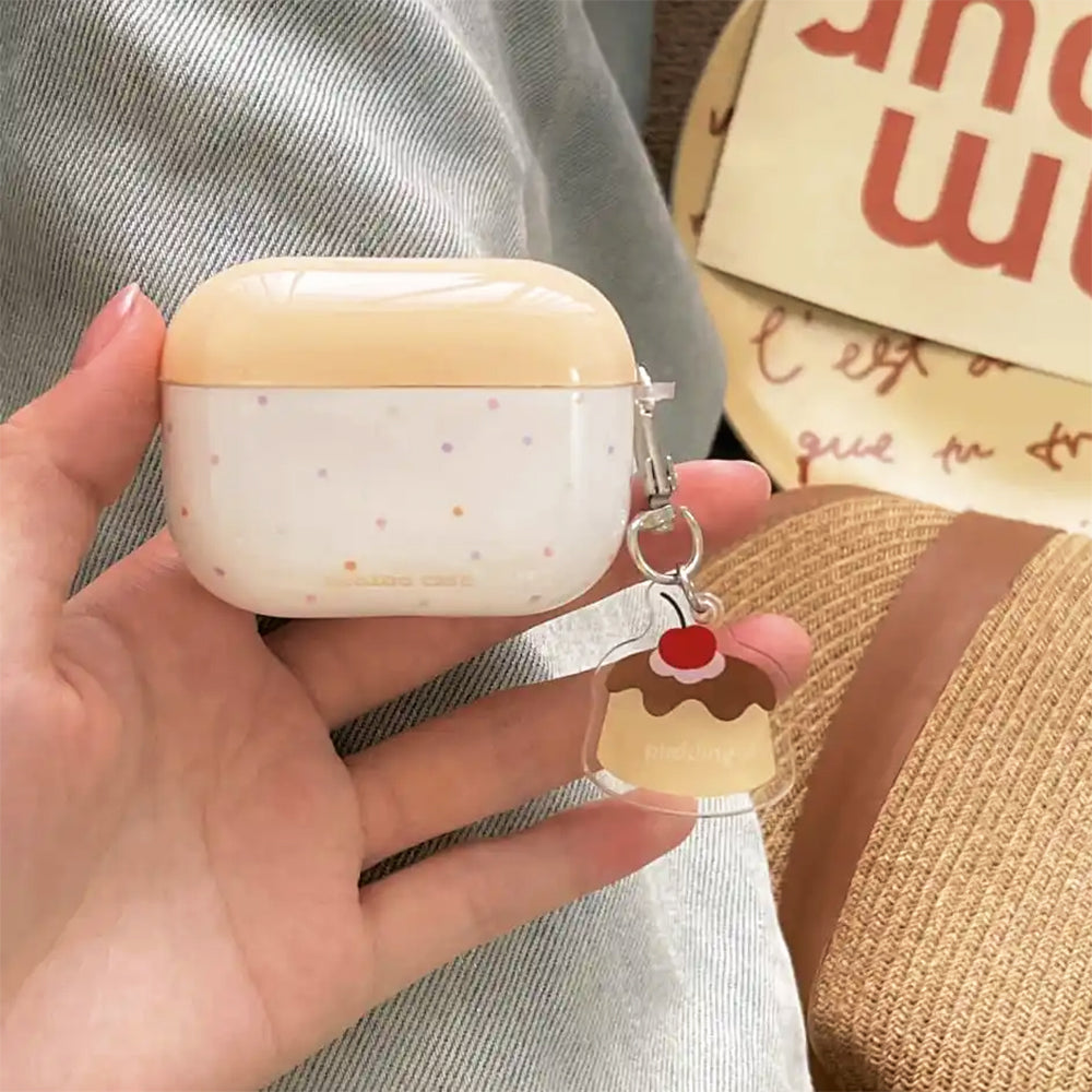 cute cherry cake airpods case lulucases
