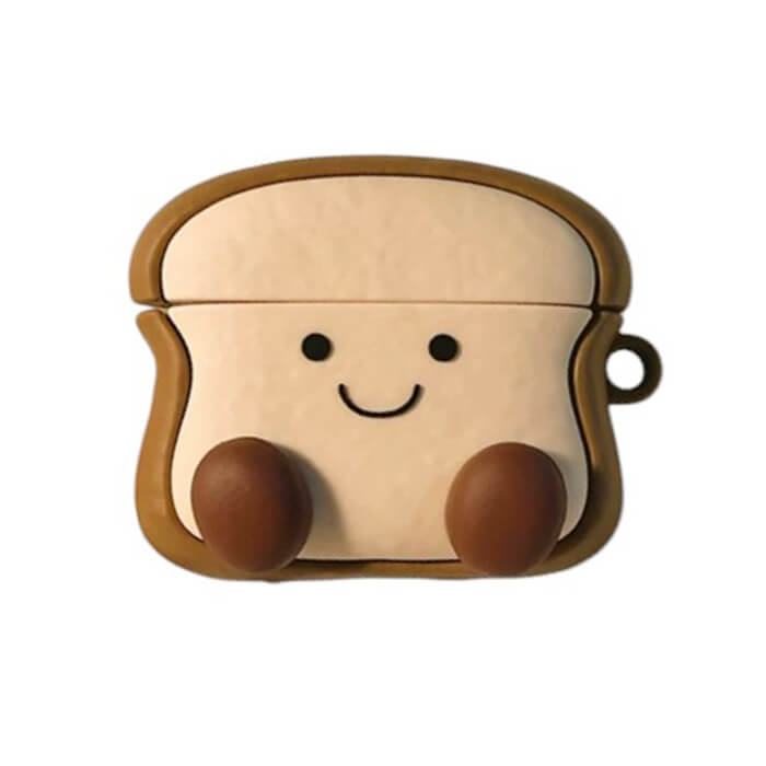 happy toast airpods case lulucases