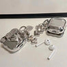 metal heart airpods case lulucases