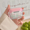 pastel bow plaid airpods case lulucases