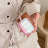 pastel bow plaid airpods case lulucases