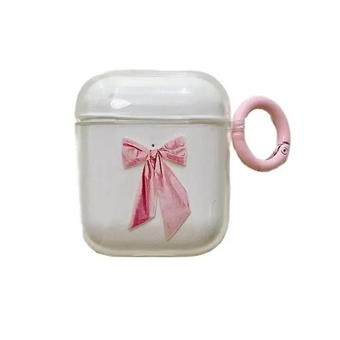 pink bowknot airpods case lulucases