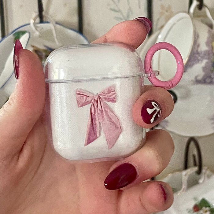 pink bow airpods case lulucases