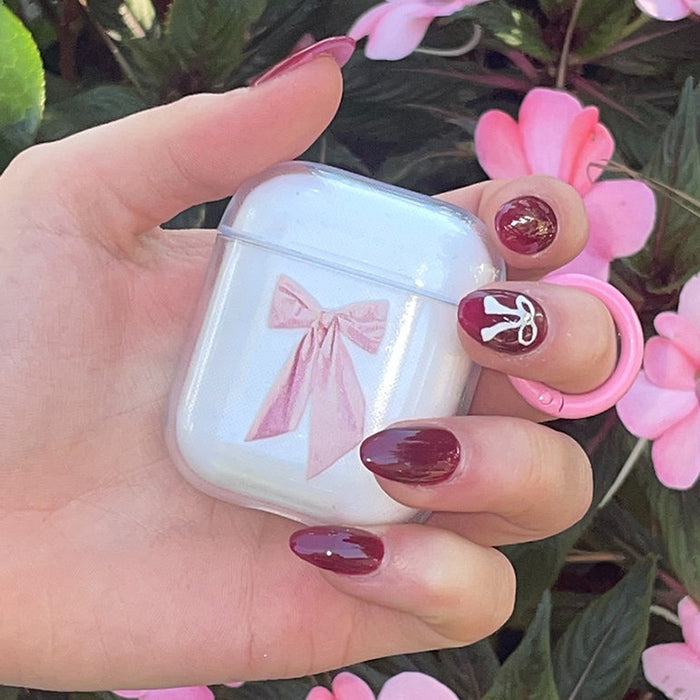 pink bow airpods case lulucases