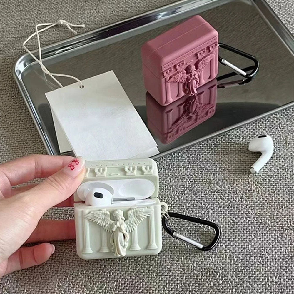 aesthetic angel airpods case lulucases