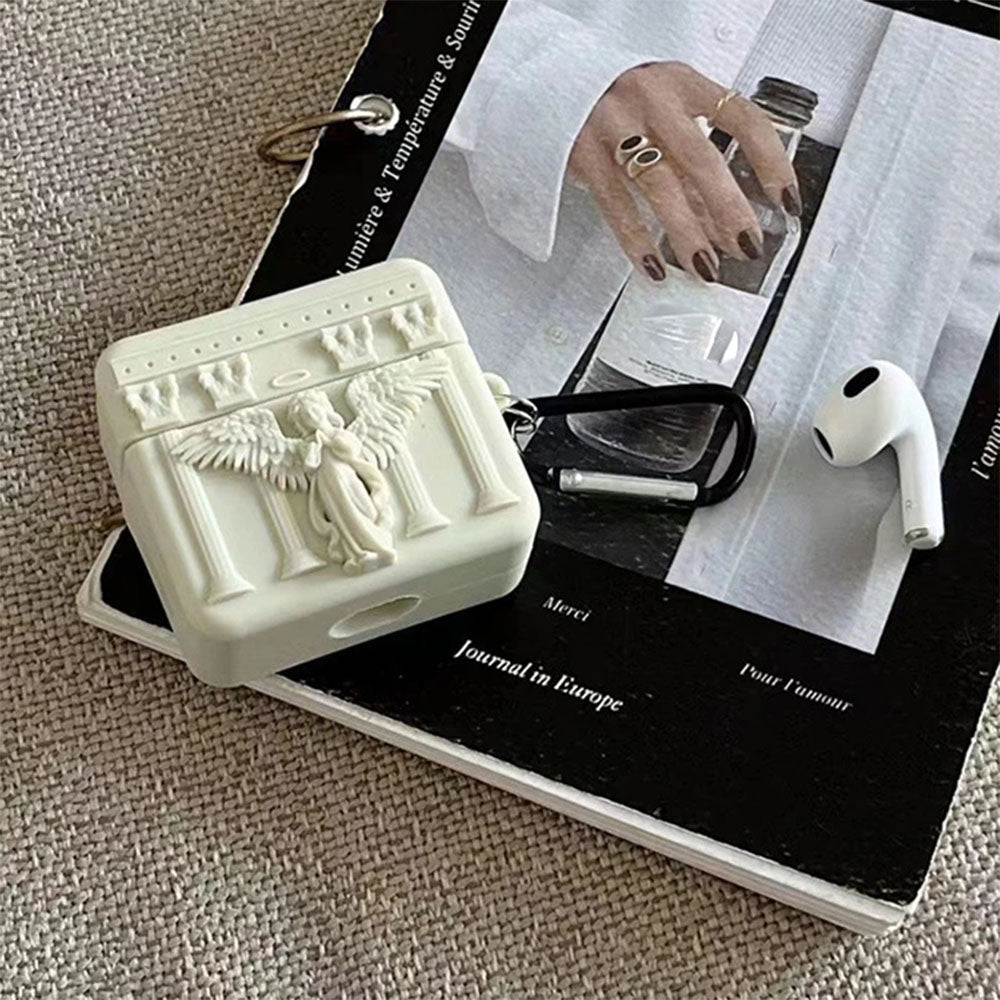 aesthetic angel airpods case lulucases