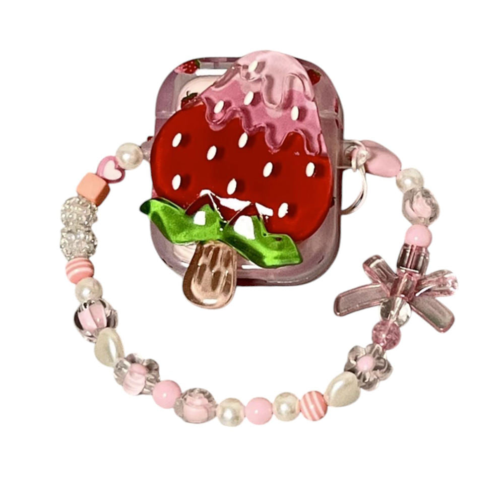 strawberry ice cream airpods case lulucases